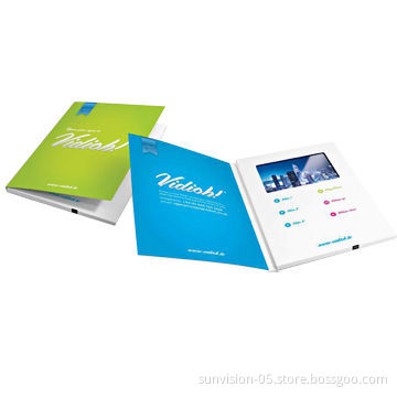 2014 newest video brochure with touchscreen or android system